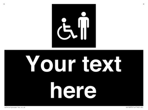 Custom information: black panel disabled and male